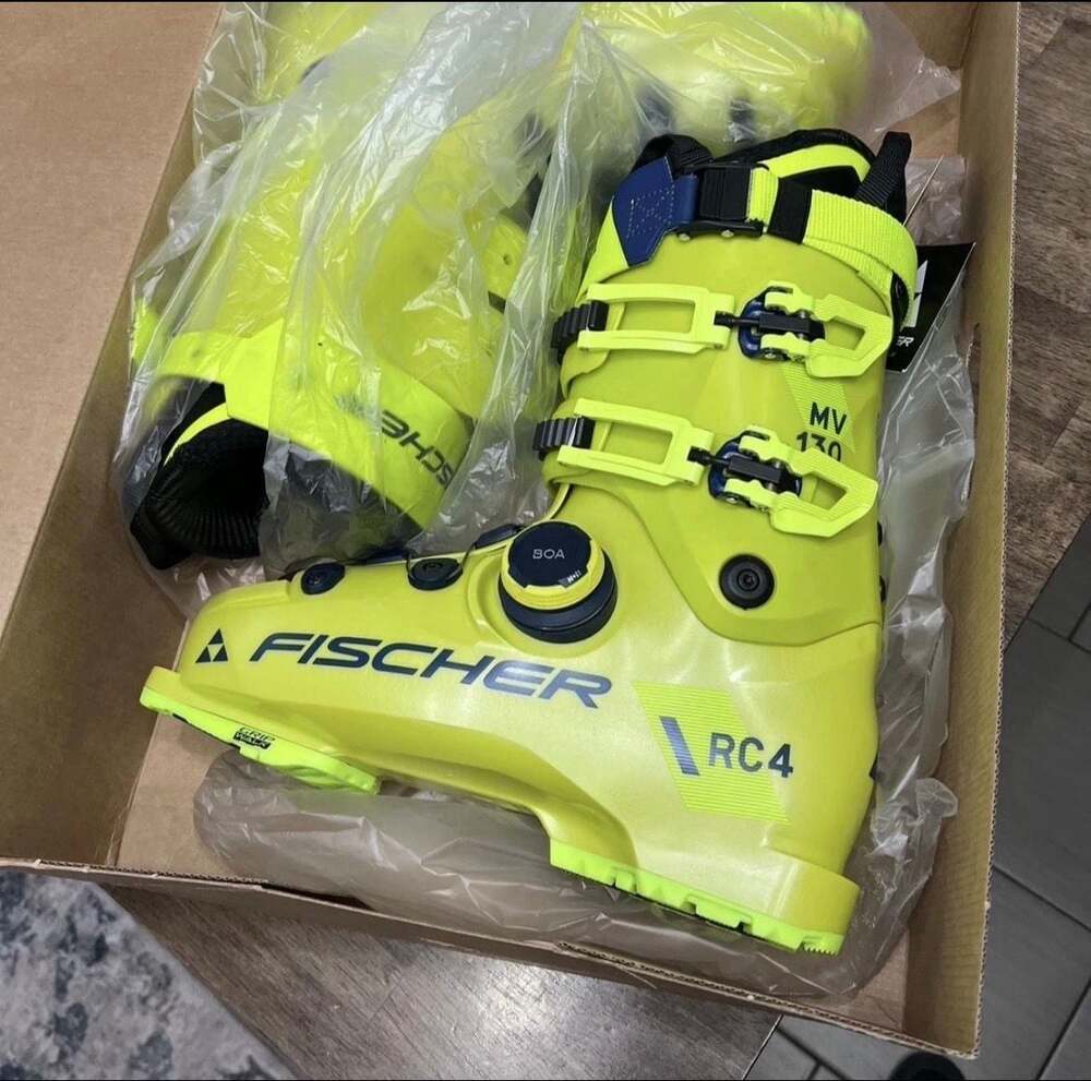 Fischer RC4 130 Mv Boa Vac Gw Ski Boots 28.5 NWT